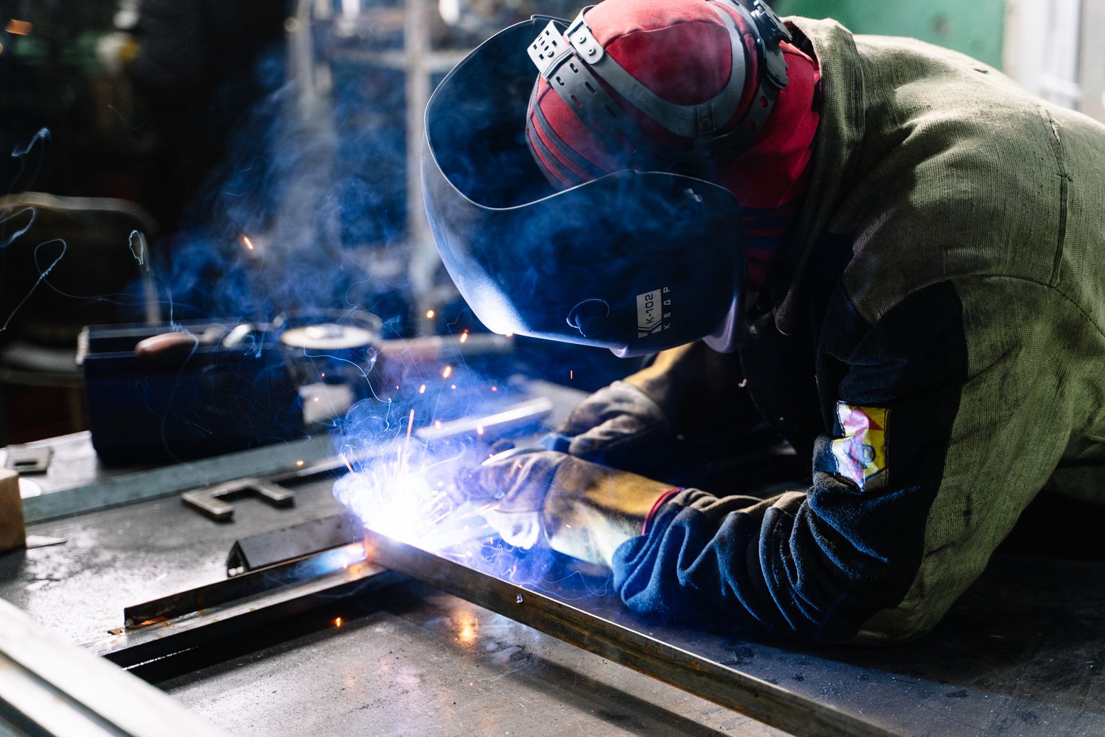 Fabrication in progress at the AARPEE workshop